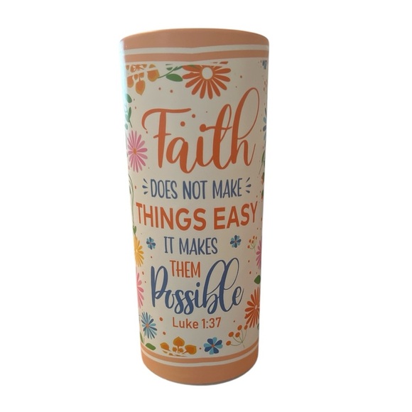 Car Tissue Cylinder with Floral Inspirational Design has 50 3ply facial tissues - Picture 11 of 16